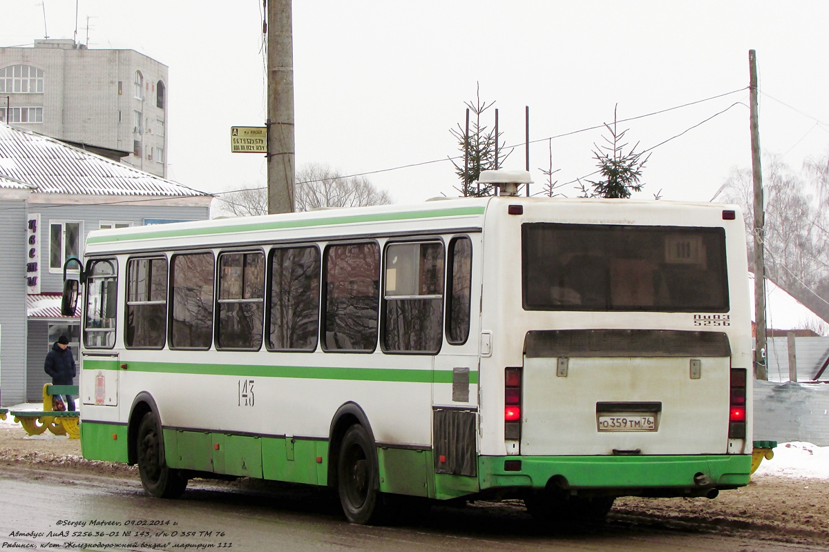 Rybinsk, LiAZ-5256.36-01 # 143