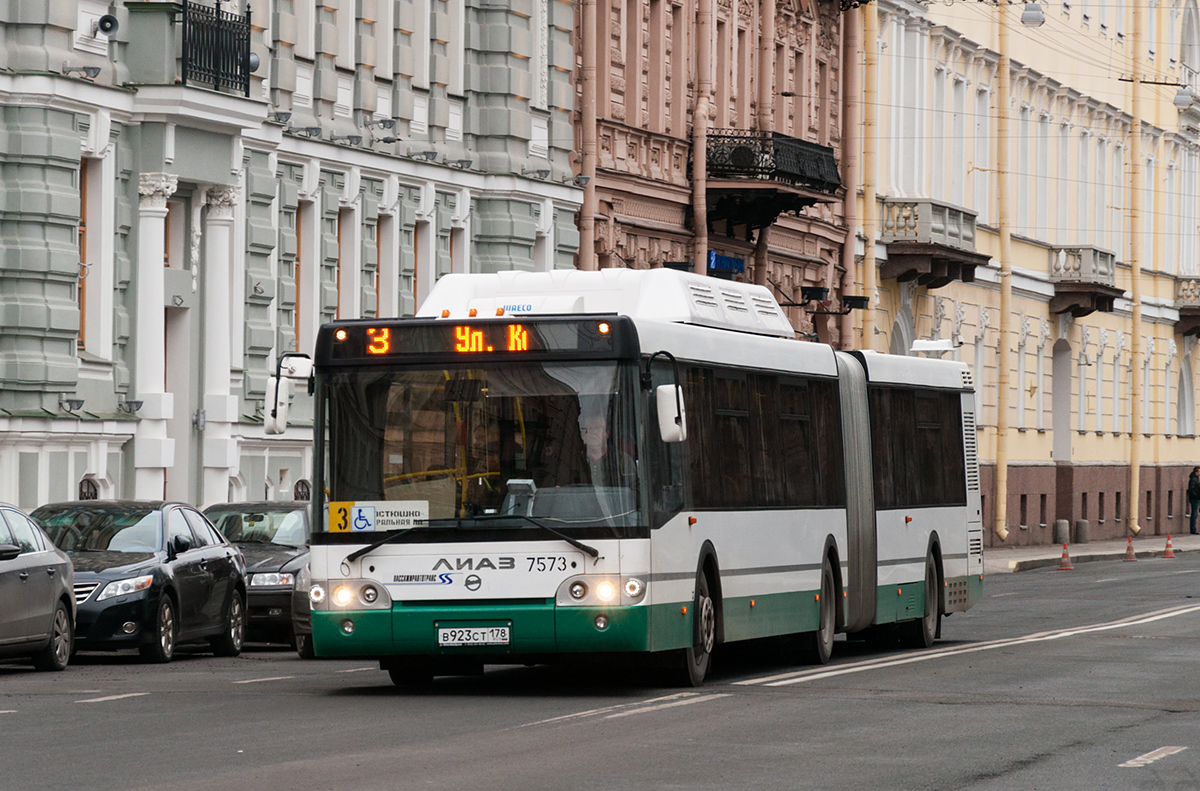 Saint Petersburg, LiAZ-6213.71 # 7573