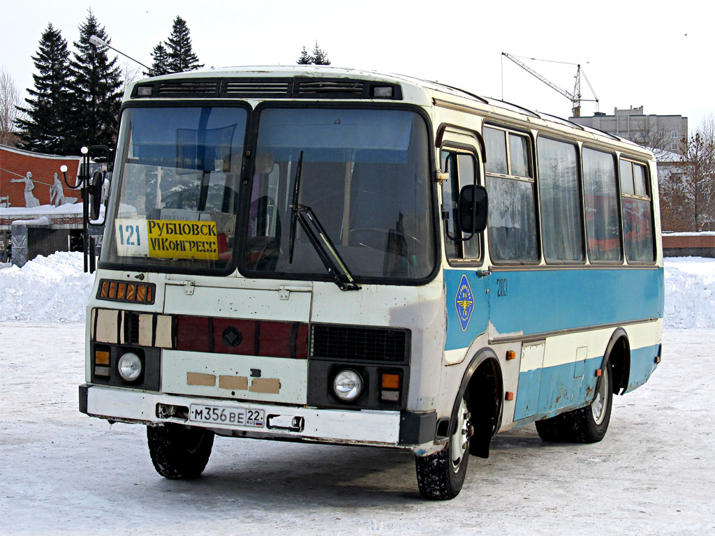 Рубцовск, ПАЗ-3205 № М 356 ВЕ 22