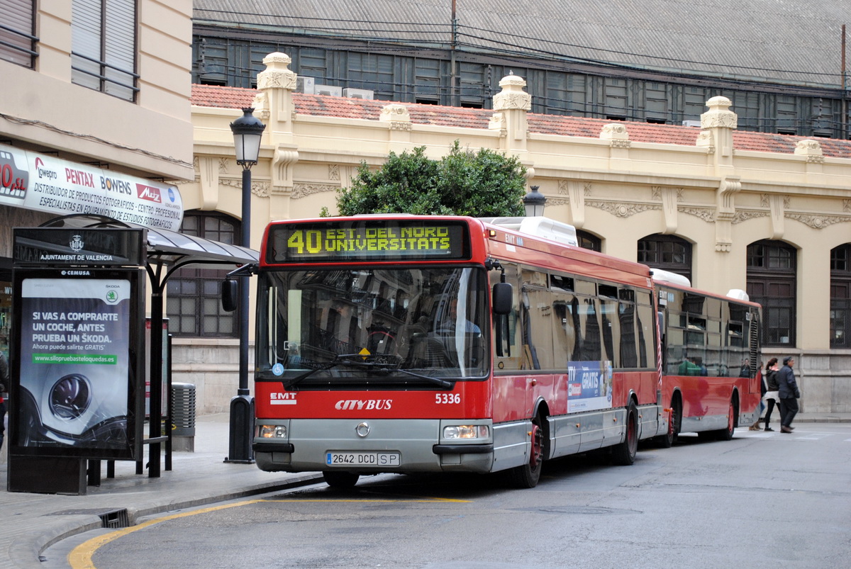 Валенсия, Hispano Citybus E (Irisbus Agora S) № 5336