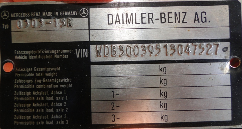 Vitebsk, Mercedes-Benz O303-15RHS Nr. АІ 7967-2