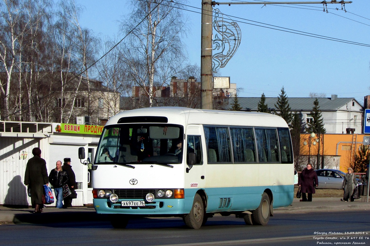 Rybinsk, Toyota Coaster № Х 697 ЕЕ 76