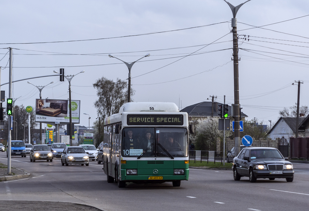 Lviv, Mercedes-Benz O405NÜ CNG # АК 6833 АА