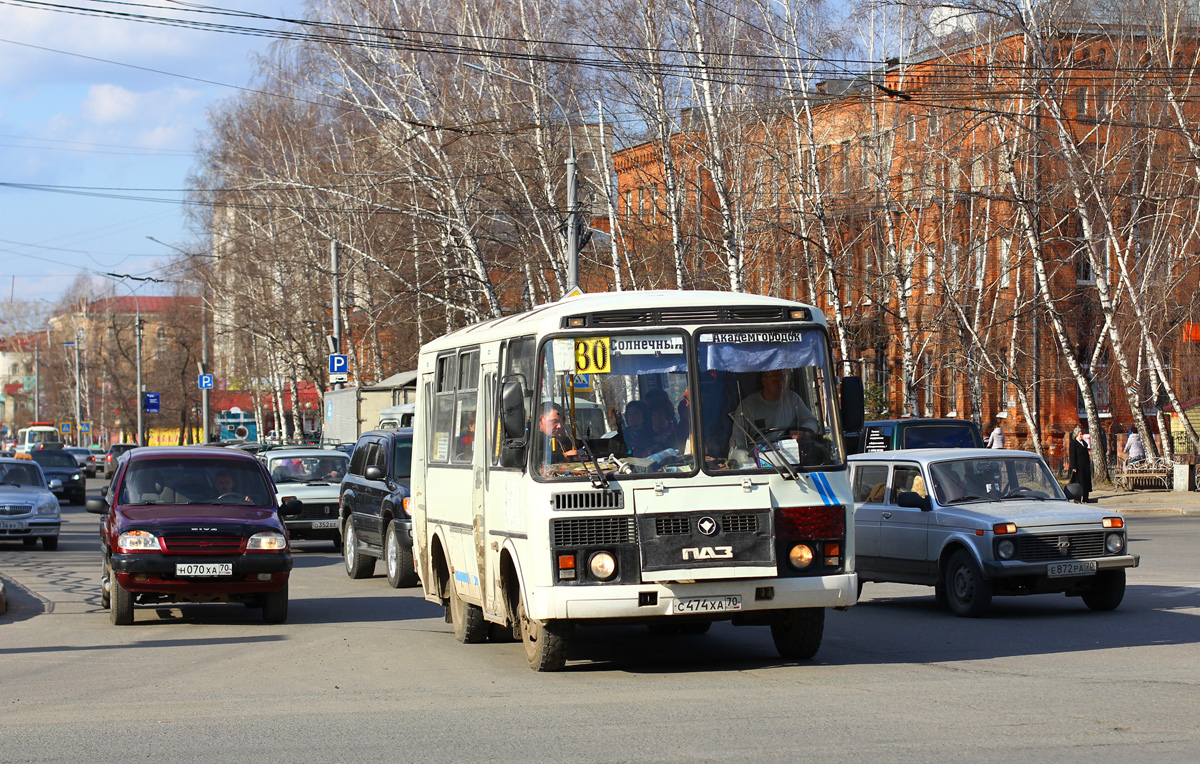 Tomsk, PAZ-32054 (40, K0, H0, L0) № С 474 ХА 70