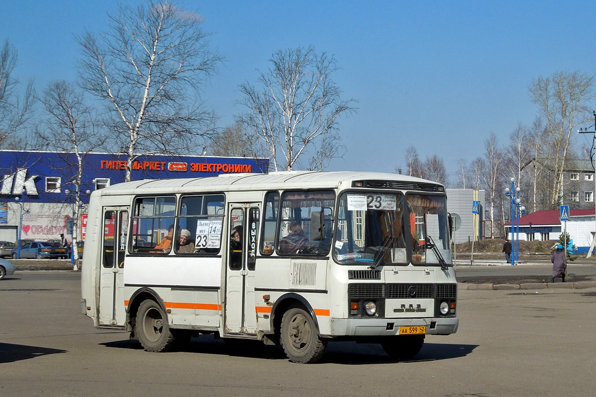 Anzhero-Sudzhensk, PAZ-32054 (40, K0, H0, L0) No. АА 599 42
