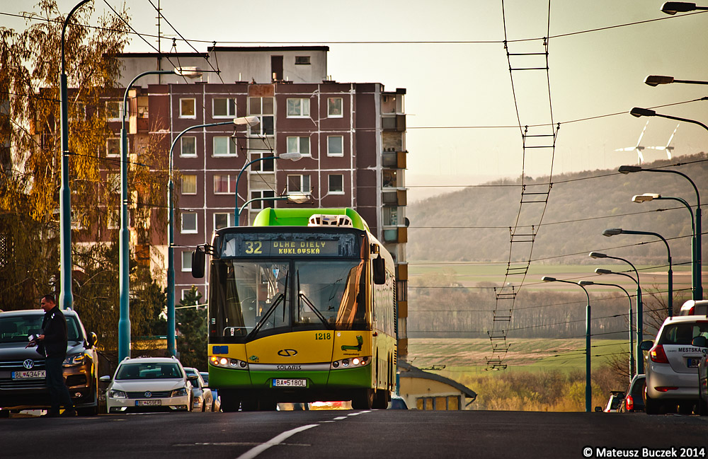 Братислава, Solaris Urbino III 15 CNG № 1218