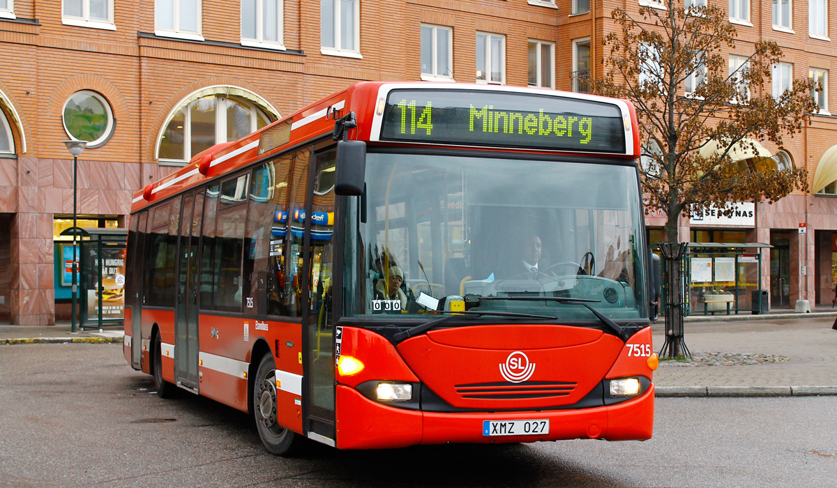 Stockholm, Scania OmniLink CL94UB 4X2LB nr. 7515