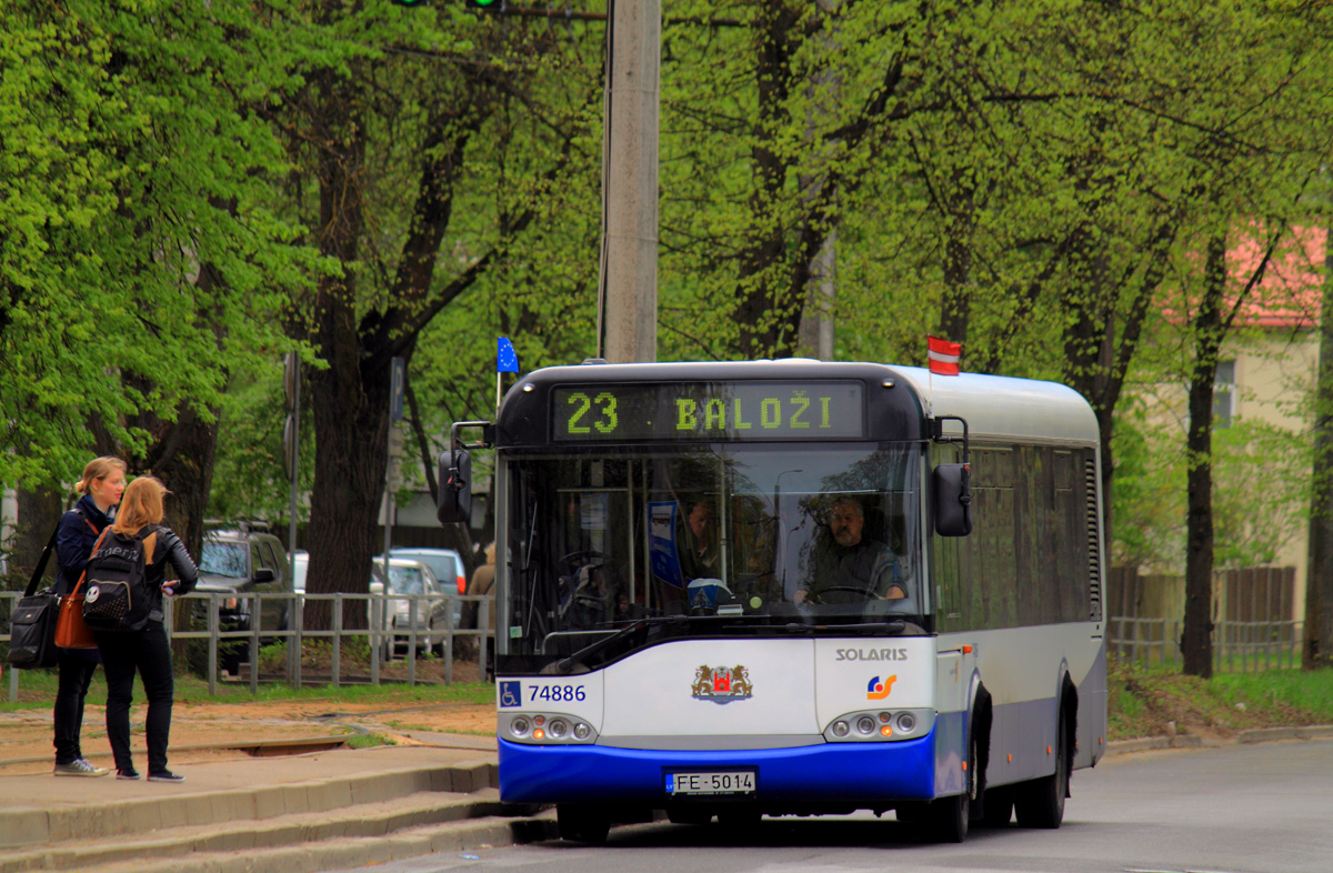 Riga, Solaris Urbino II 12 nr. 74886