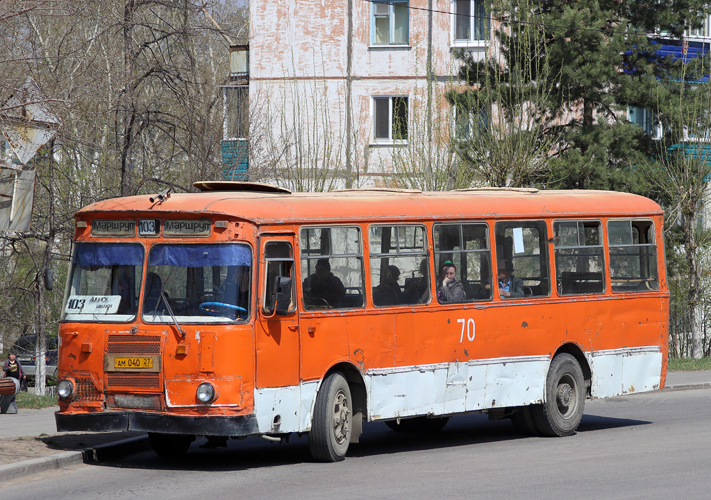 Amursk, LiAZ-677М č. 70