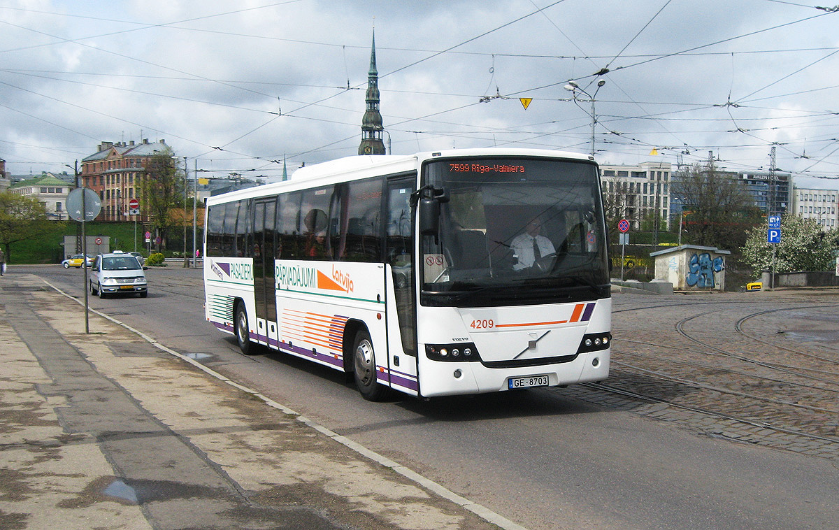 Valmiera, Volvo 8700 # 4209