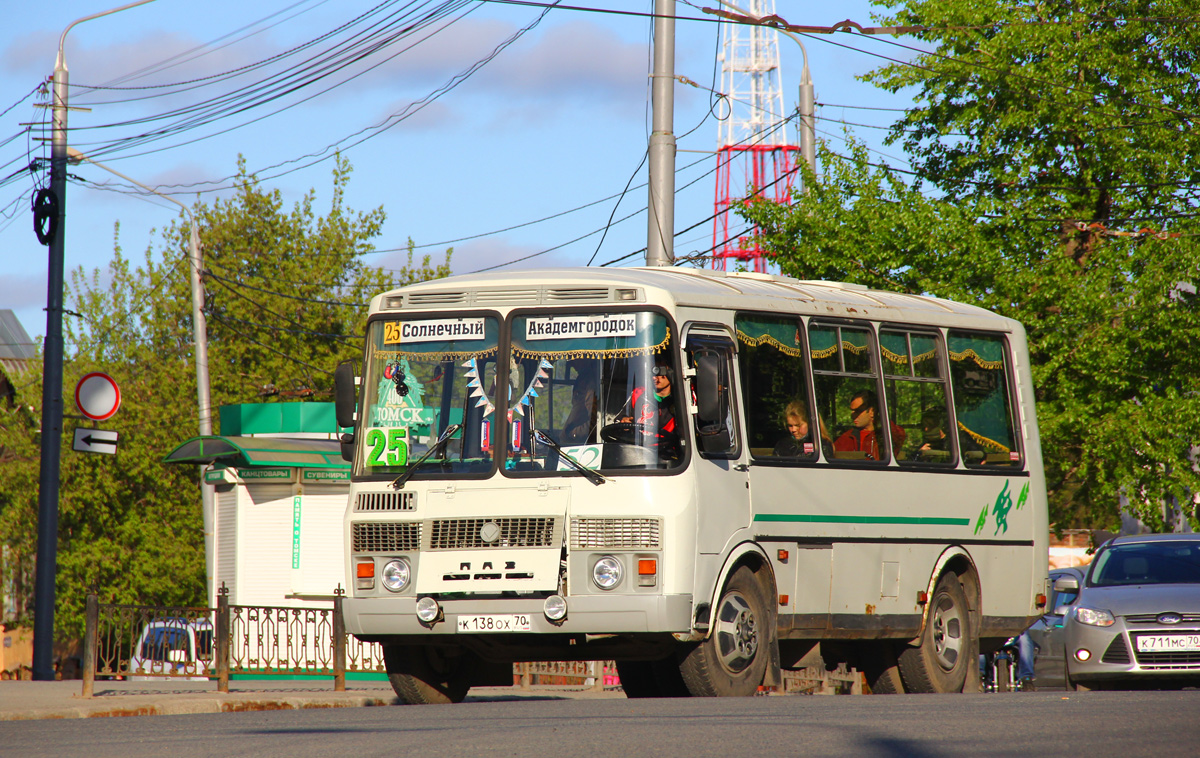 Tomsk, PAZ-32054 (40, K0, H0, L0) No. К 138 ОХ 70