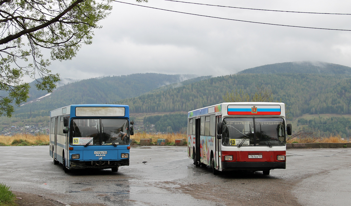 Krasnoyarsk, MAN SL202 č. Т 761 ЕВ 124; Krasnoyarsk, MAN SL202 č. У 711 КЕ 124