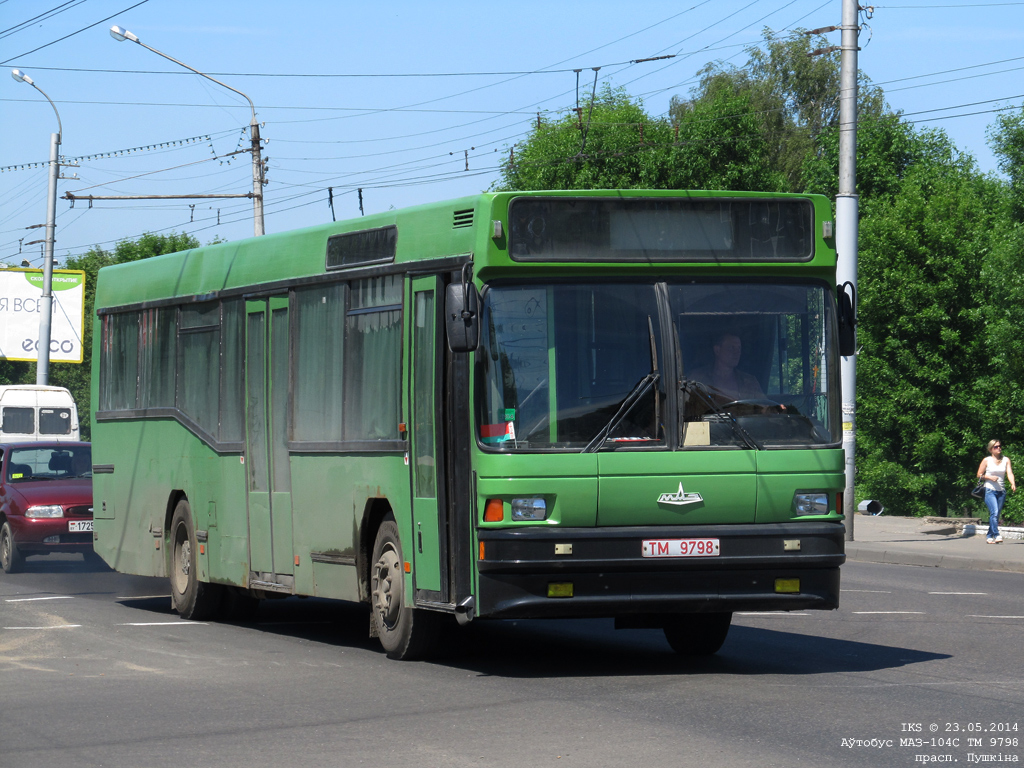 Mogilev, MAZ-104.С20 # ТМ 9798