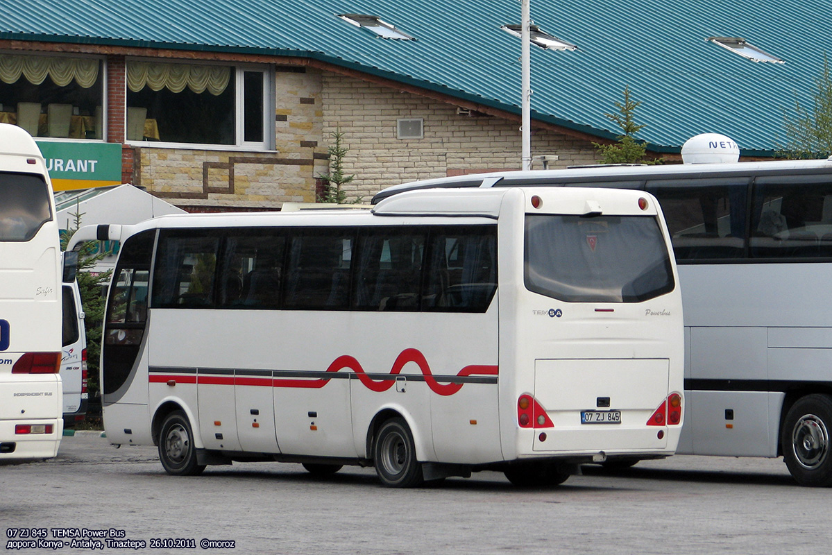 Antalya, TEMSA Power Bus # 07 ZJ 845