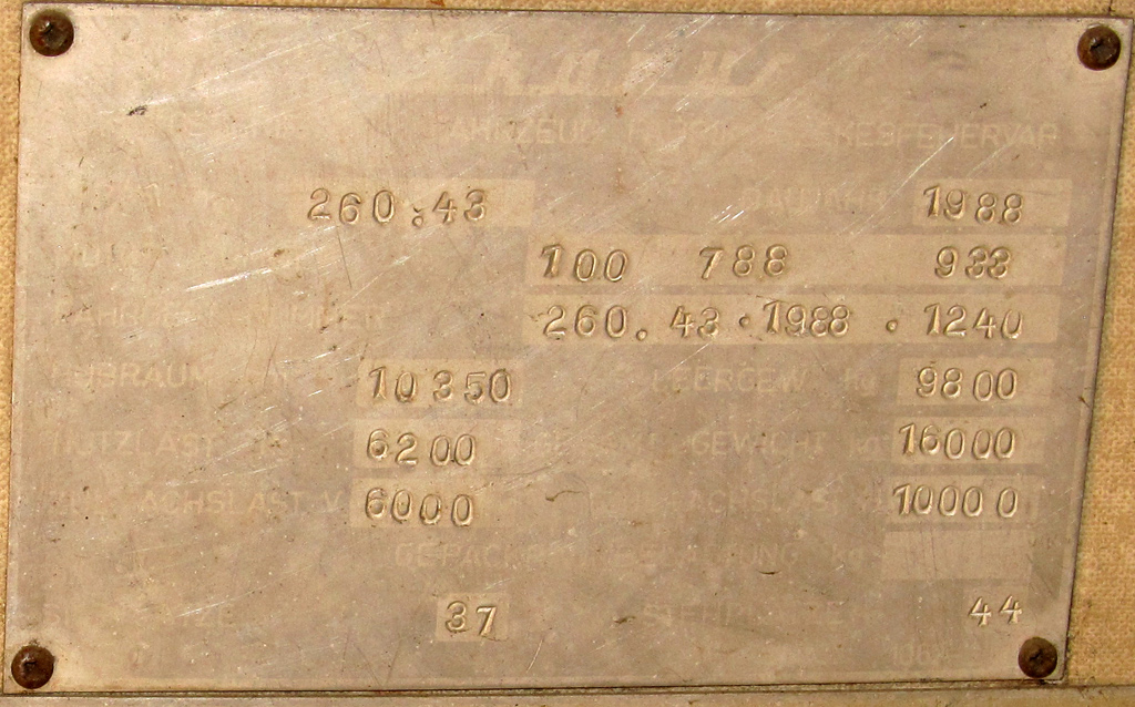 Brest, Ikarus 260.43 č. 1АН Т 3408