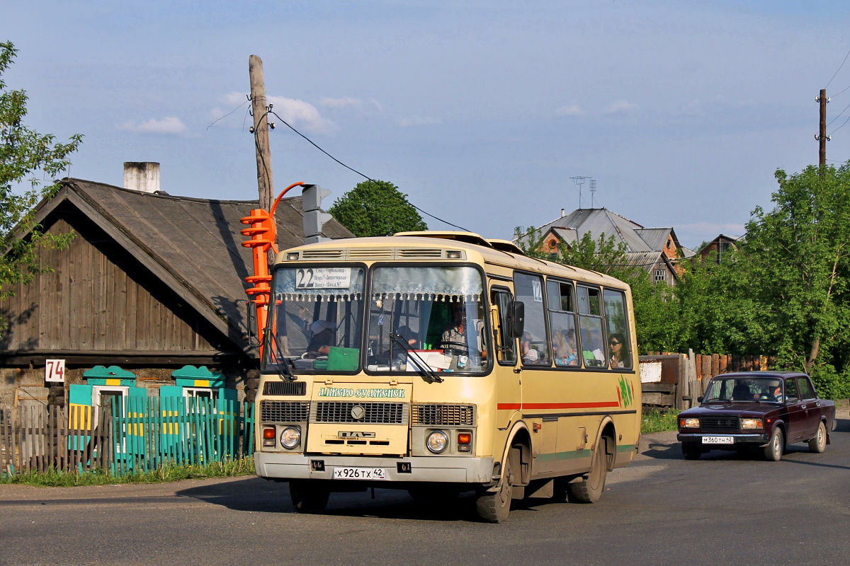 Anzhero-Sudzhensk, PAZ-32054 (40, K0, H0, L0) # Х 926 ТХ 42