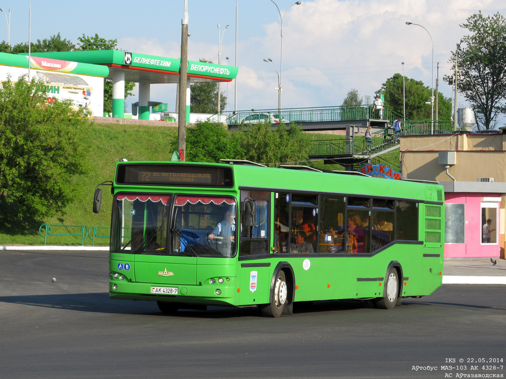 Minsk, MAZ-103.465 č. 014974
