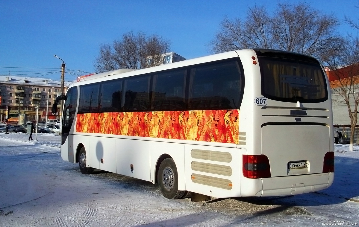 Chelyabinsk, MAN R07 Lion's Coach č. 607