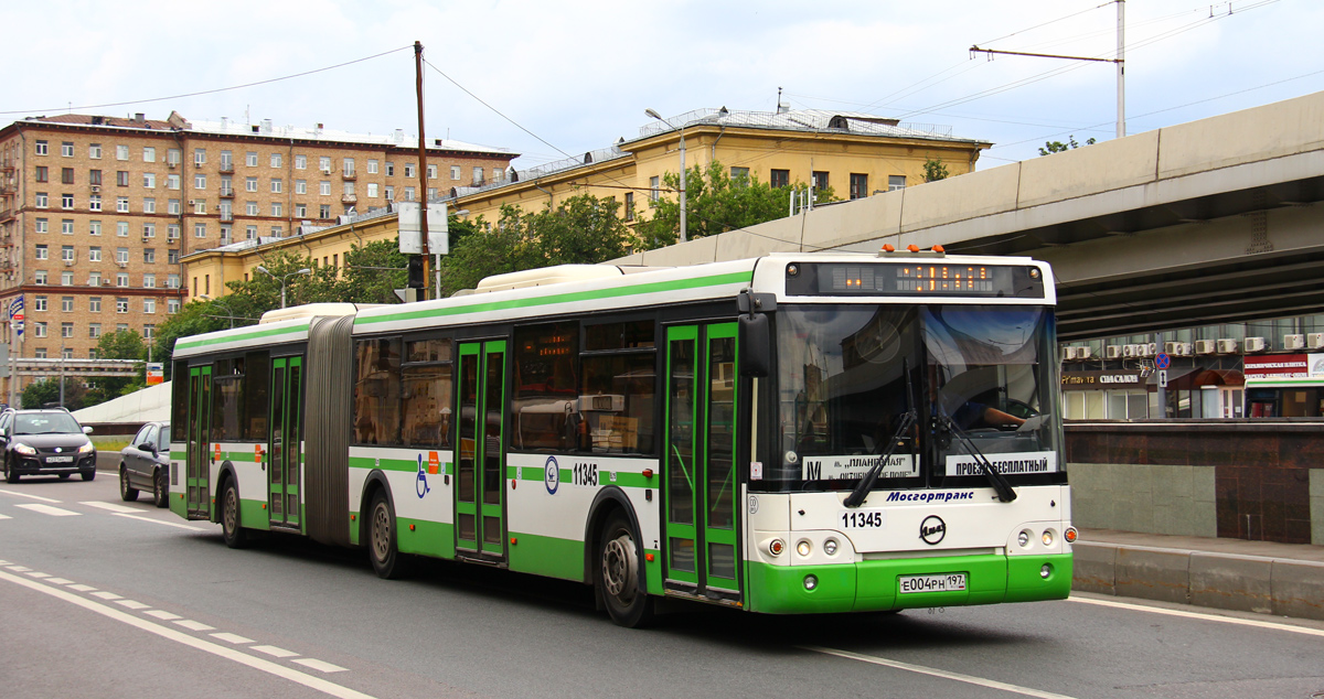 Moscow, LiAZ-6213.21 # 11345