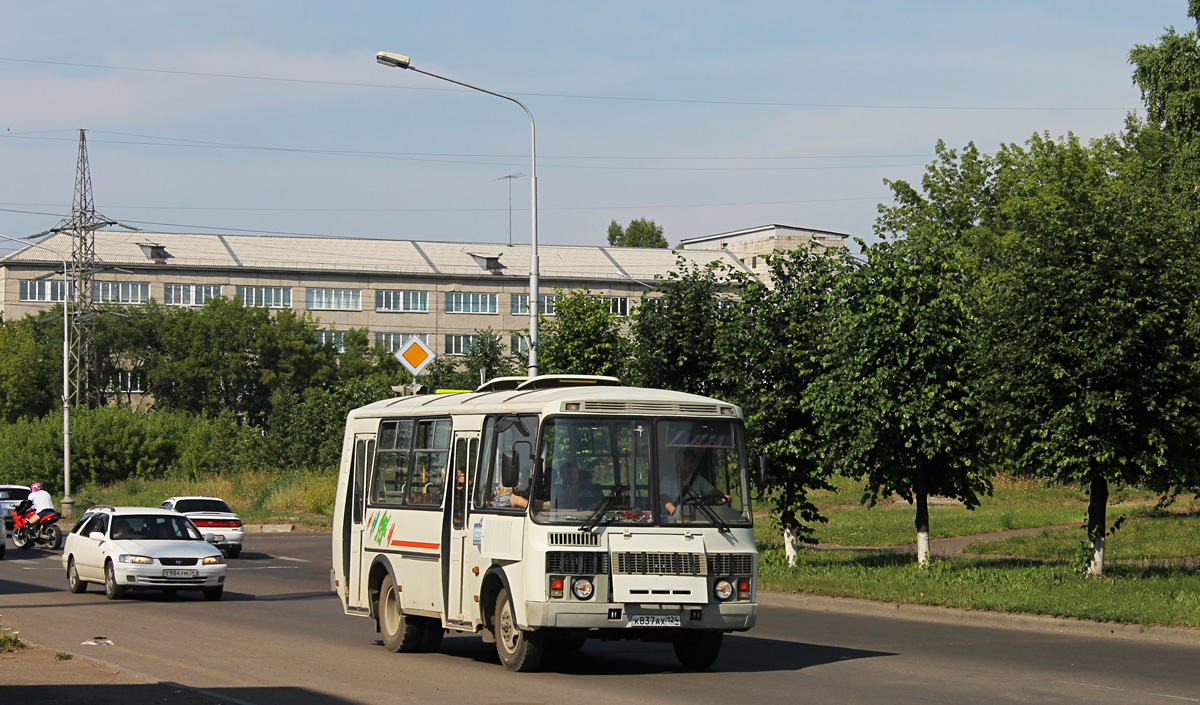 Zheleznogorsk (Krasnoyarskiy krai), PAZ-32054 (40, K0, H0, L0) č. К 837 АХ 124