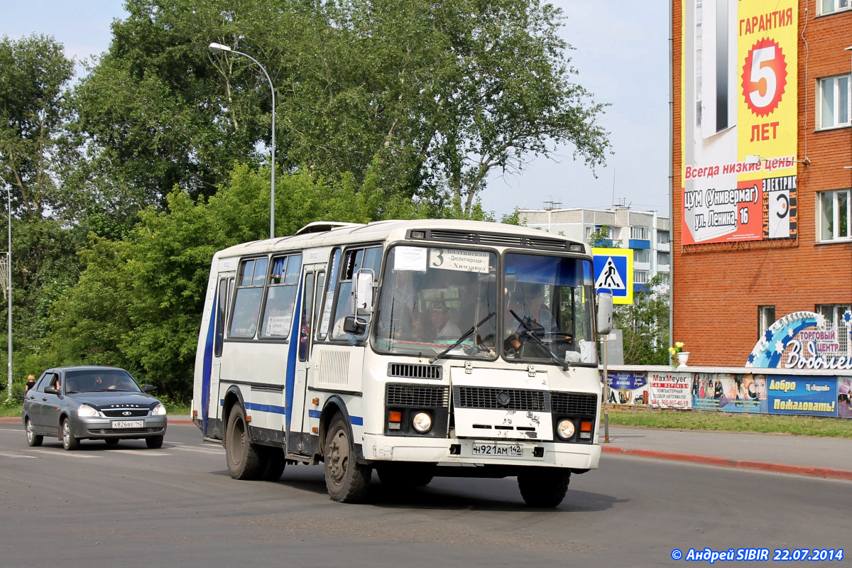 Anzhero-Sudzhensk, PAZ-32054 (40, K0, H0, L0) # Н 921 АМ 142