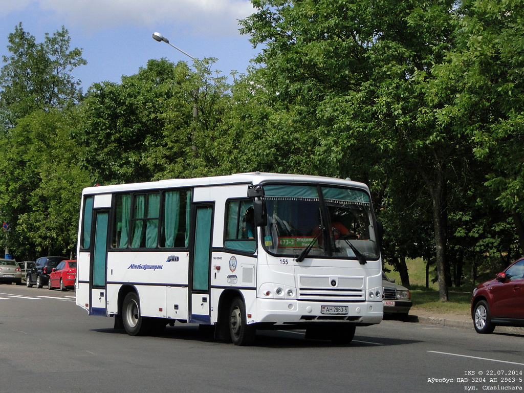 Жодино, ПАЗ-320402-05 (32042E, 2R) № 155