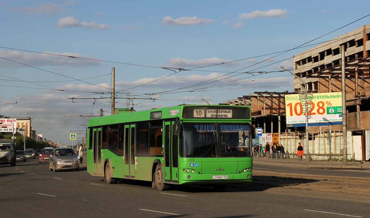 Красноярск, МАЗ-103.476 № С 742 ЕР 124
