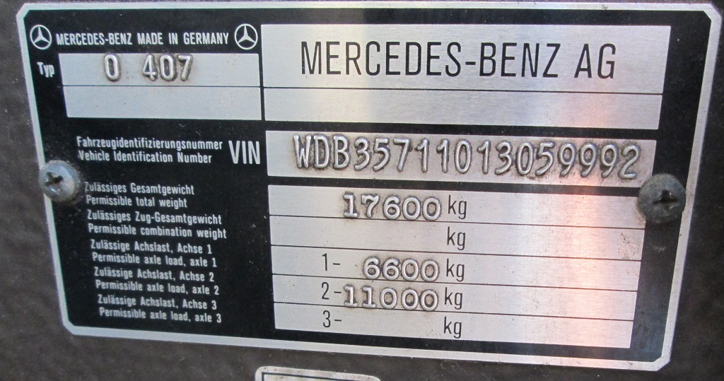 Kaliningrad, Mercedes-Benz O407 # 1212