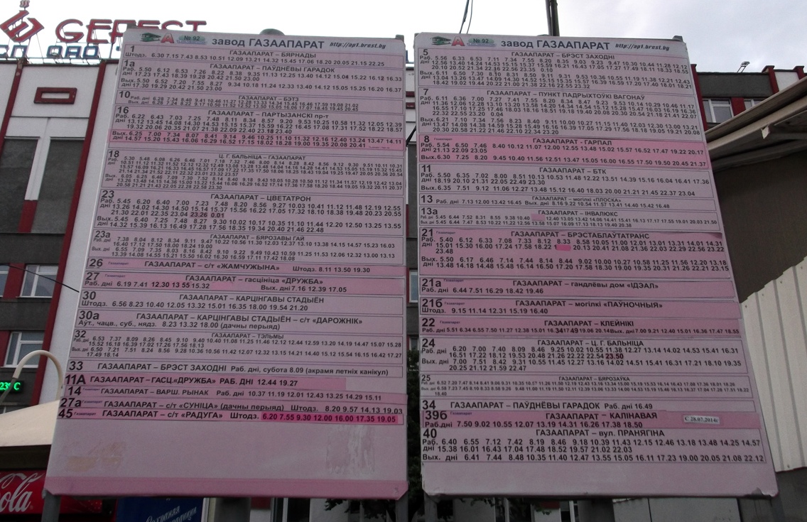 Brest — Lines and Infrastructure