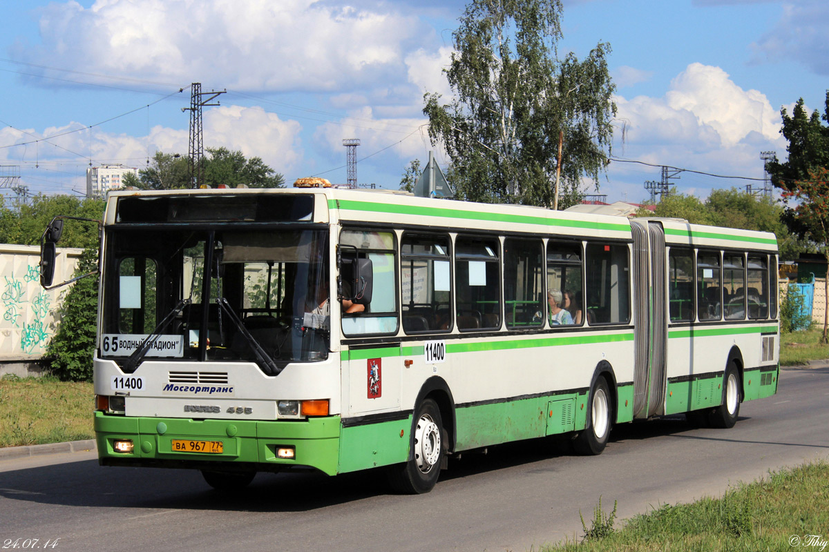 Moscow, Ikarus 435.17A # 11400