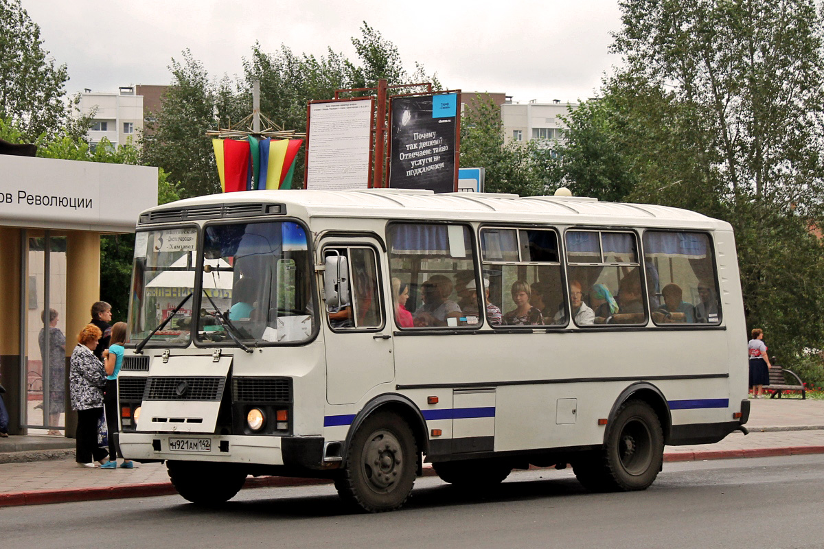 Anzhero-Sudzhensk, PAZ-32054 (40, K0, H0, L0) # Н 921 АМ 142