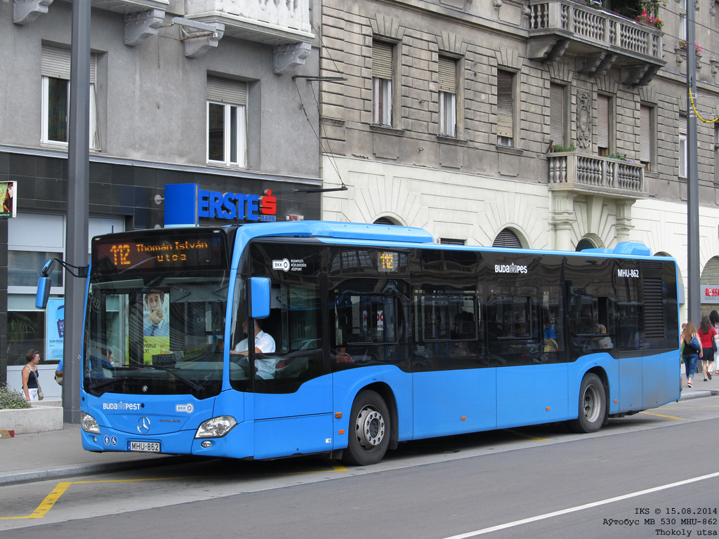 Budapest, Mercedes-Benz Citaro C2 # MHU-862
