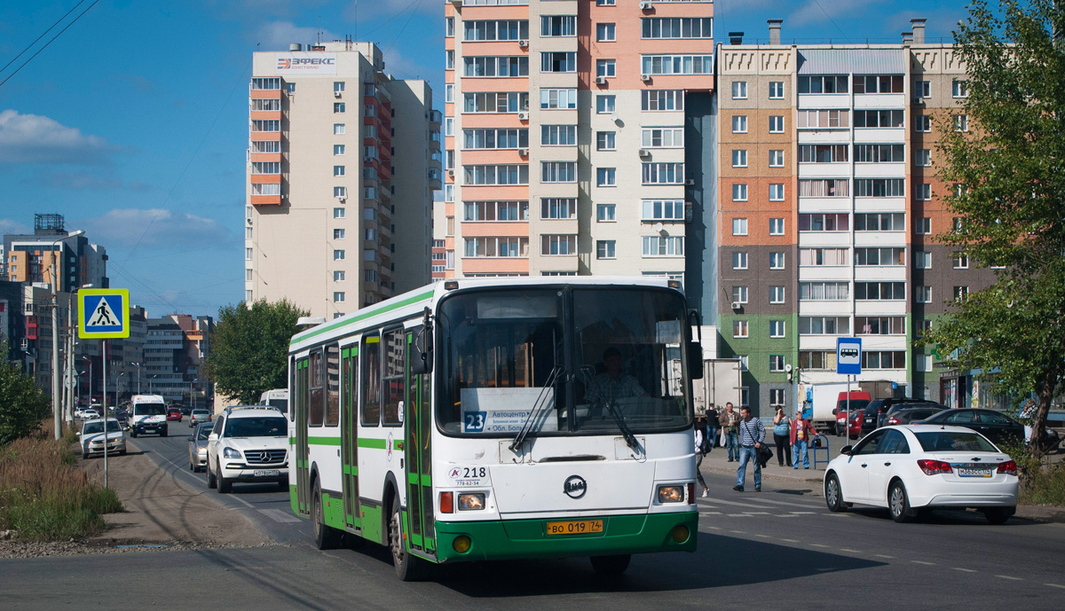 Chelyabinsk, LiAZ-5256.26 č. 218
