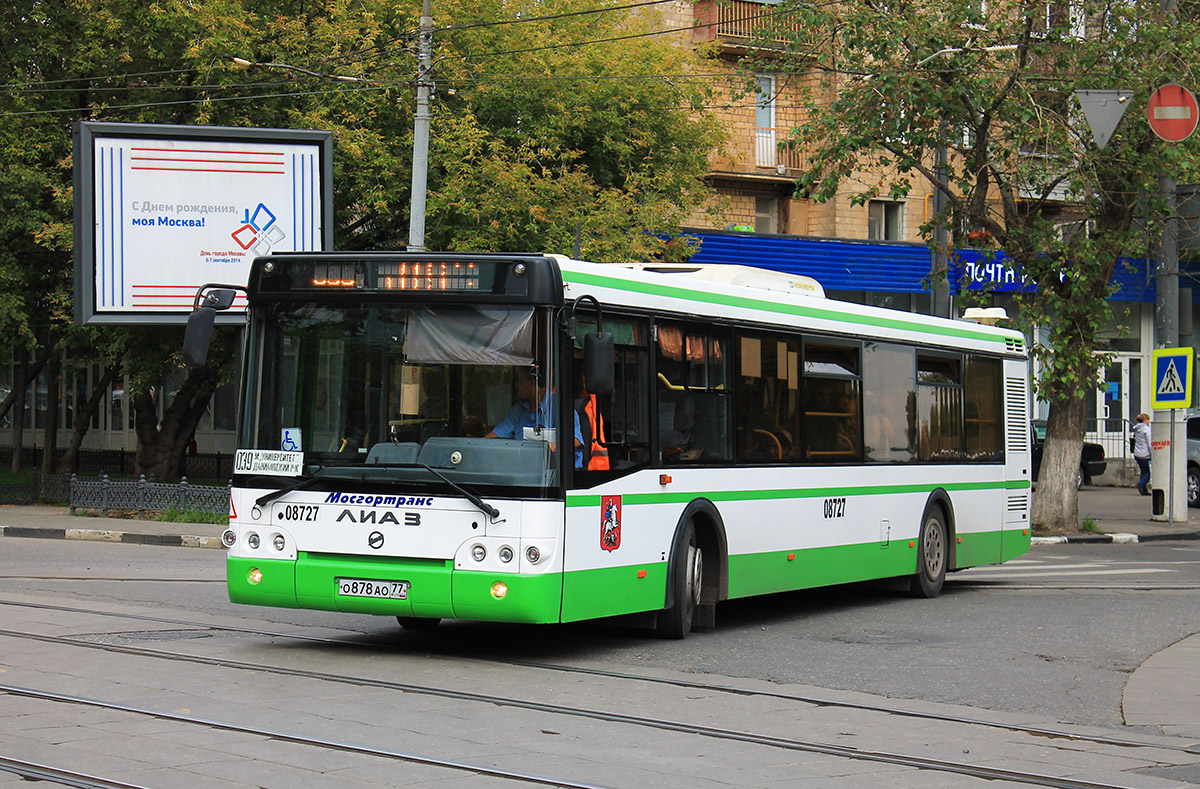 Moscow, LiAZ-5292.22-01 # 08727