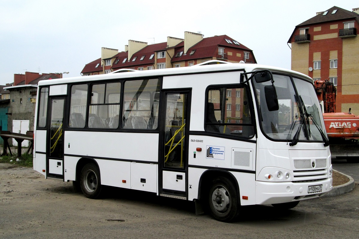 Kaliningrad, PAZ-320402 nr. Р 938 МА 39