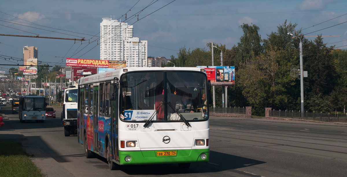 Chelyabinsk, LiAZ-5256.26 № 017