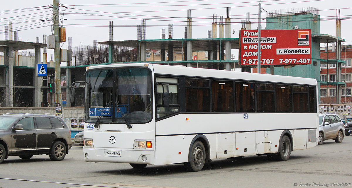 Chelyabinsk, GolAZ-LiAZ-5256.58 č. 504