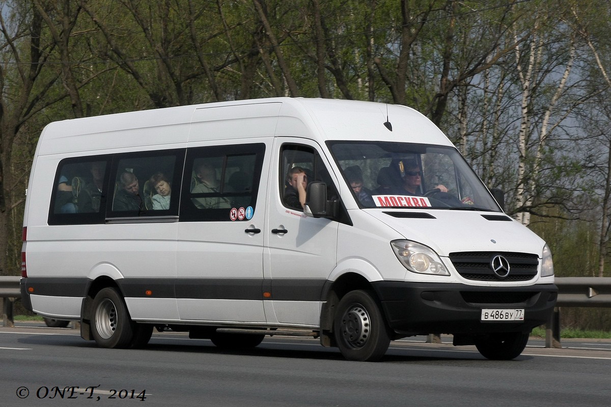 Moscow, Mercedes-Benz Sprinter 515CDI # В 486 ВУ 77