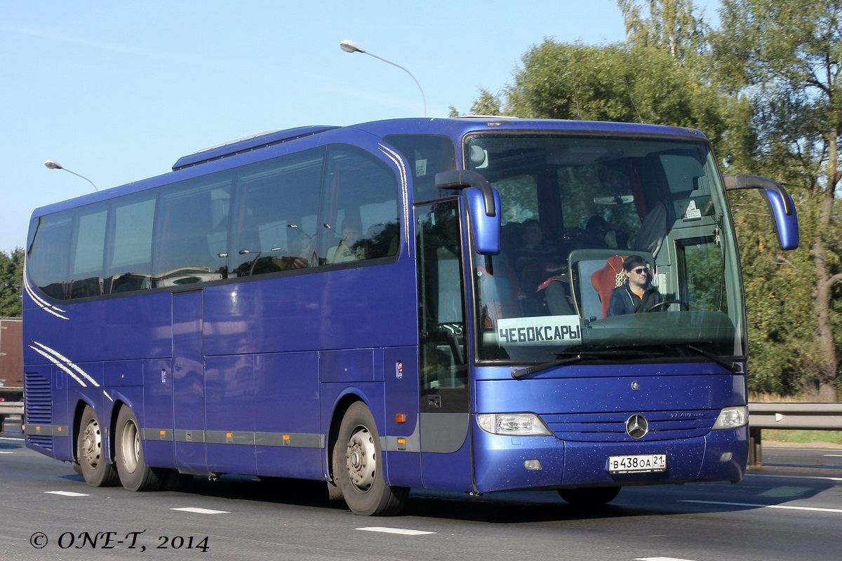 Cheboksary, Mercedes-Benz O580 Travego I 16RHD M # В 438 ОА 21