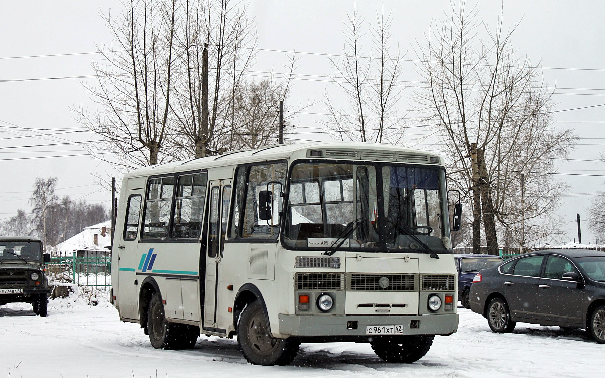 Анжеро-Судженск, ПАЗ-32053 (320530, 3205B0, 3205C0, 3205E0) № С 961 ХТ 42