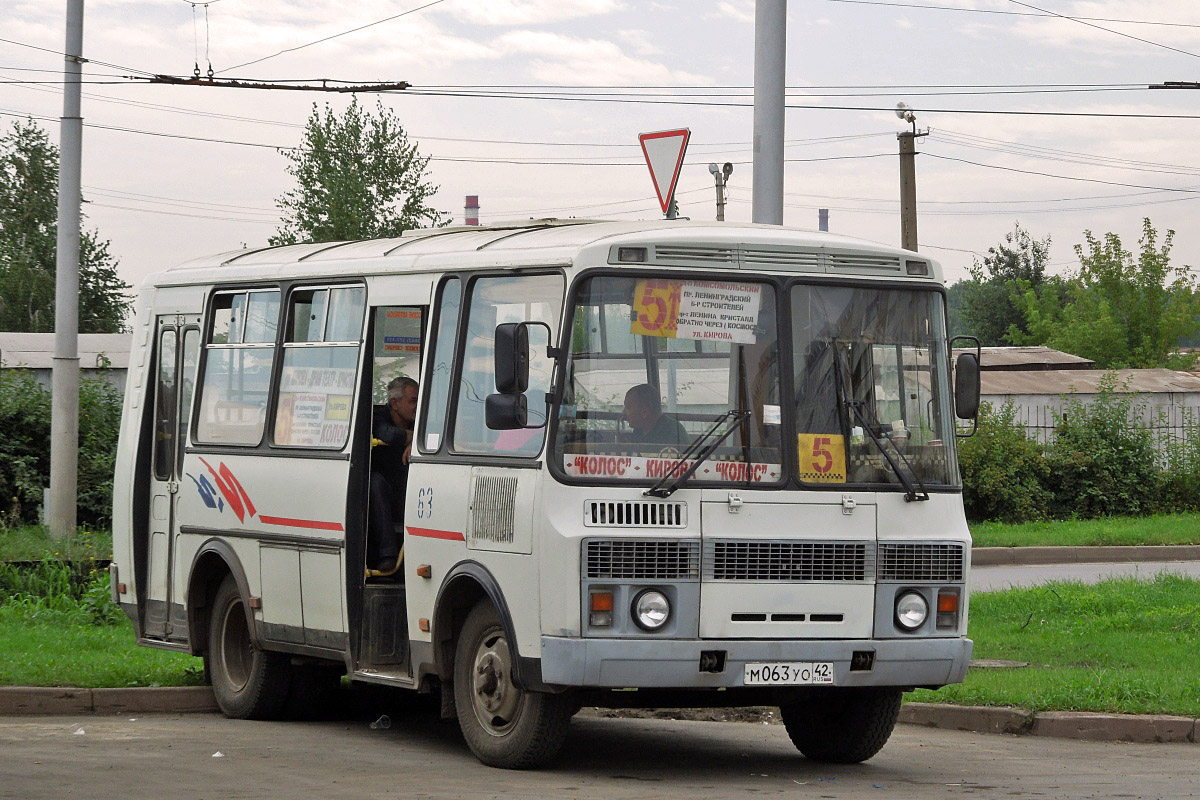 Kemerovo, PAZ-32054-07 (32054R) No. 40063