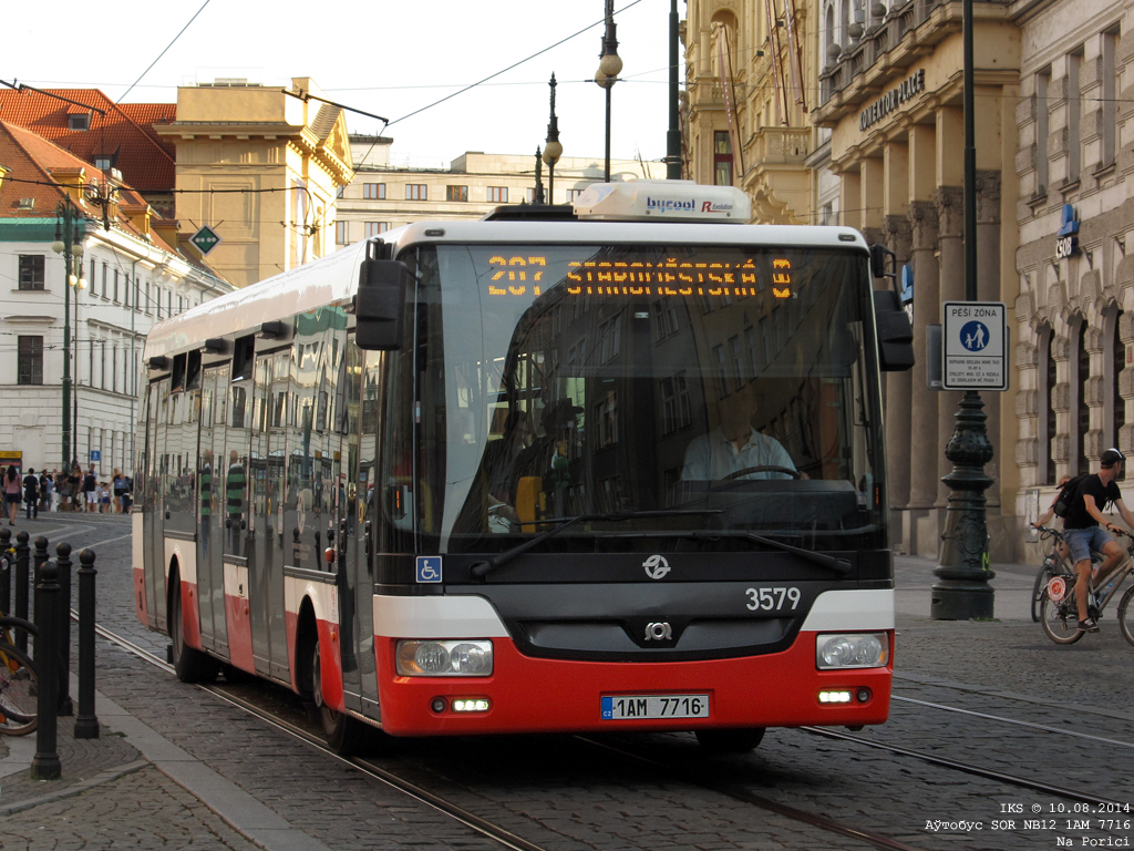 Prague, SOR NB 12 č. 3579