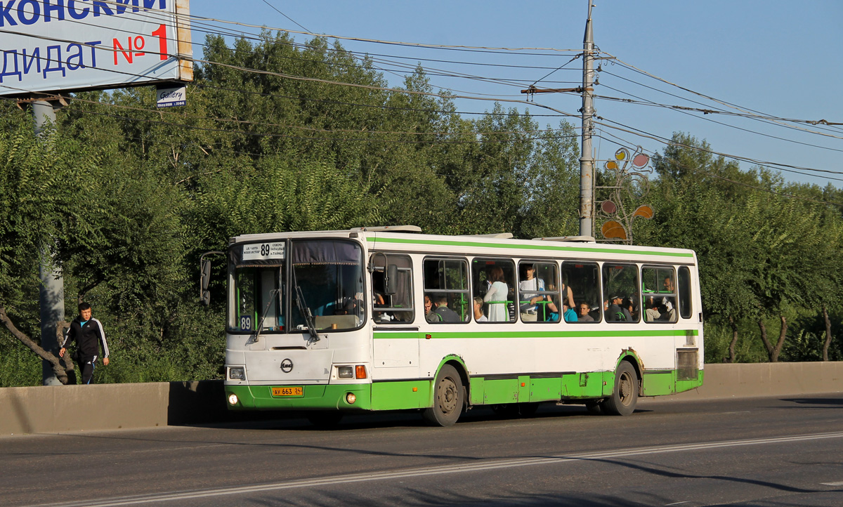 Krasnoyarsk, LiAZ-5256.45 # АУ 663 24