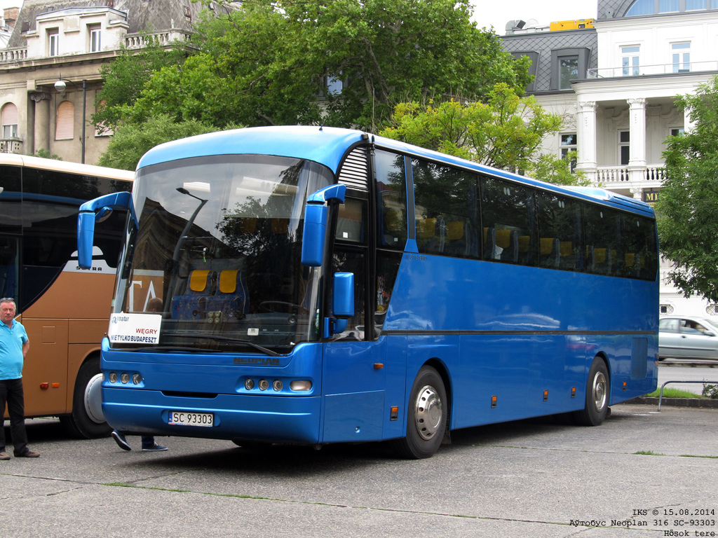 Częstochowa, Neoplan N316SHD Euroliner (Solaris) No. SC 93303