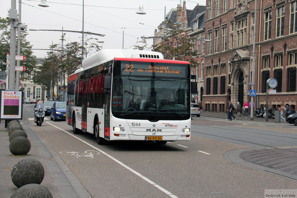 Den Haag, MAN A21 Lion's City NL243 CNG # 1044