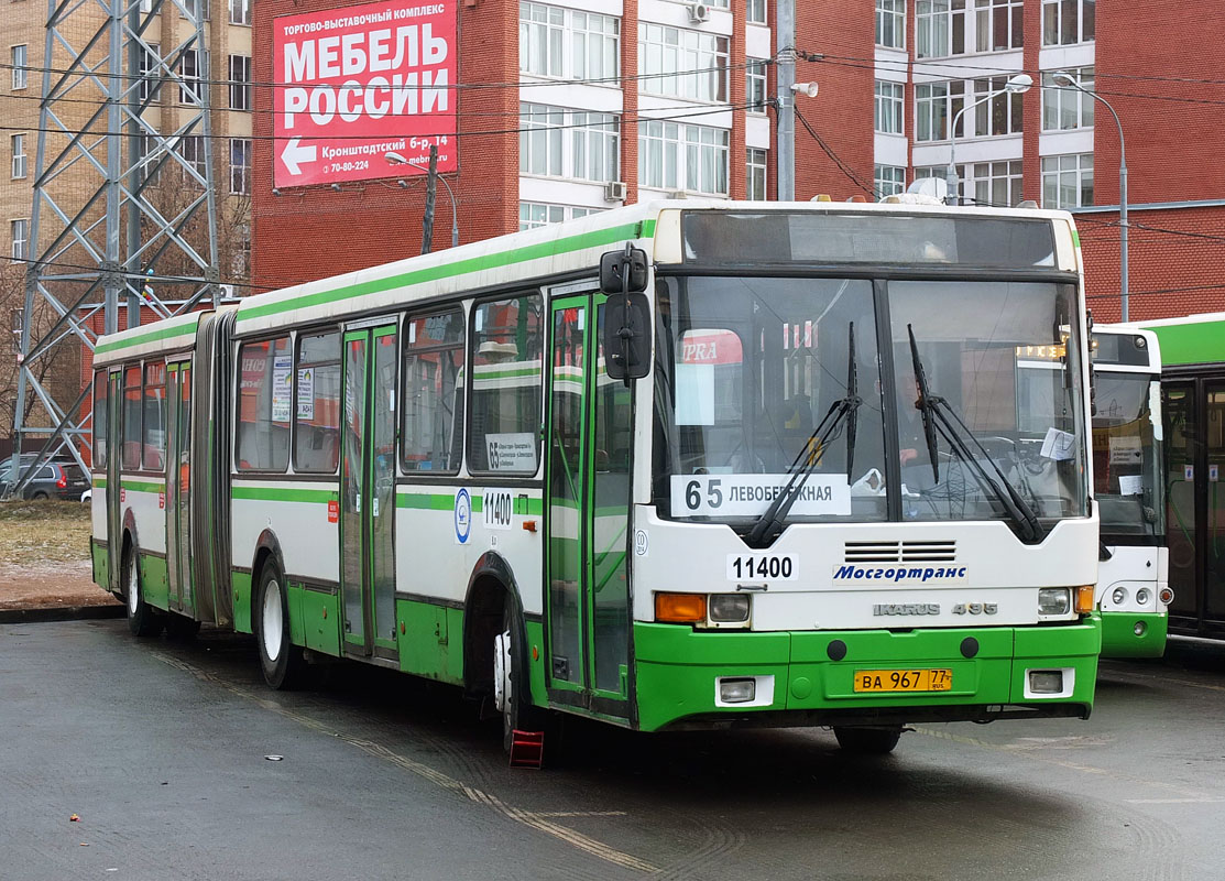 Moscow, Ikarus 435.17A # 11400
