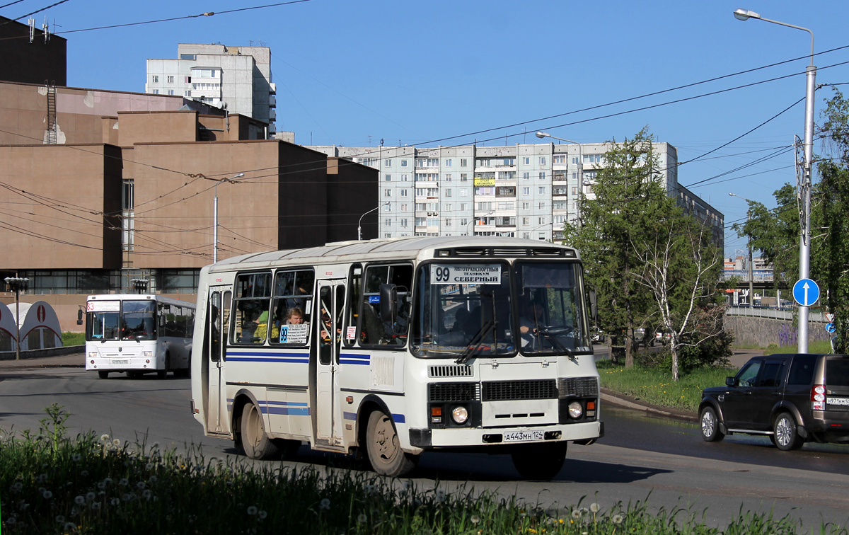 Krasnoyarsk, PAZ-32054 (40, K0, H0, L0) No. А 443 МН 124