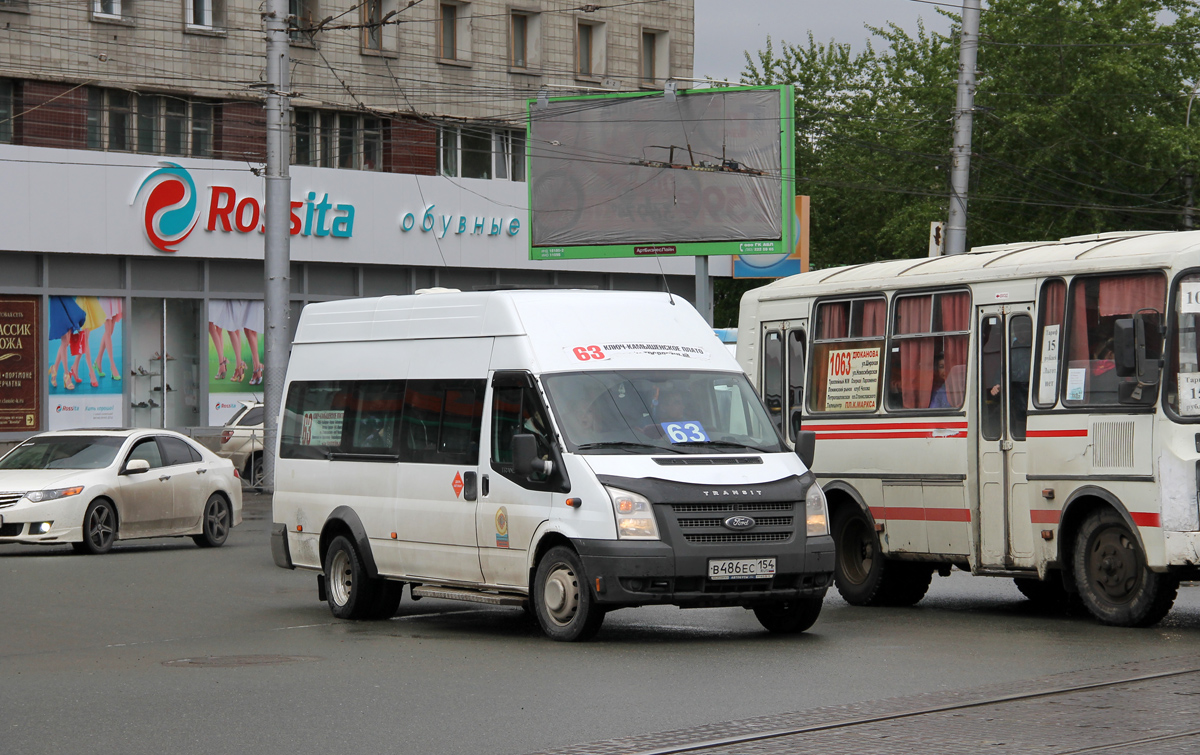 Novosibirsk, Имя-М-3006 (Ford Transit) # В 486 ЕС 154