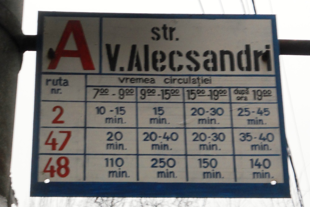 Chișinău — Bus shelters, route signs, the final stop