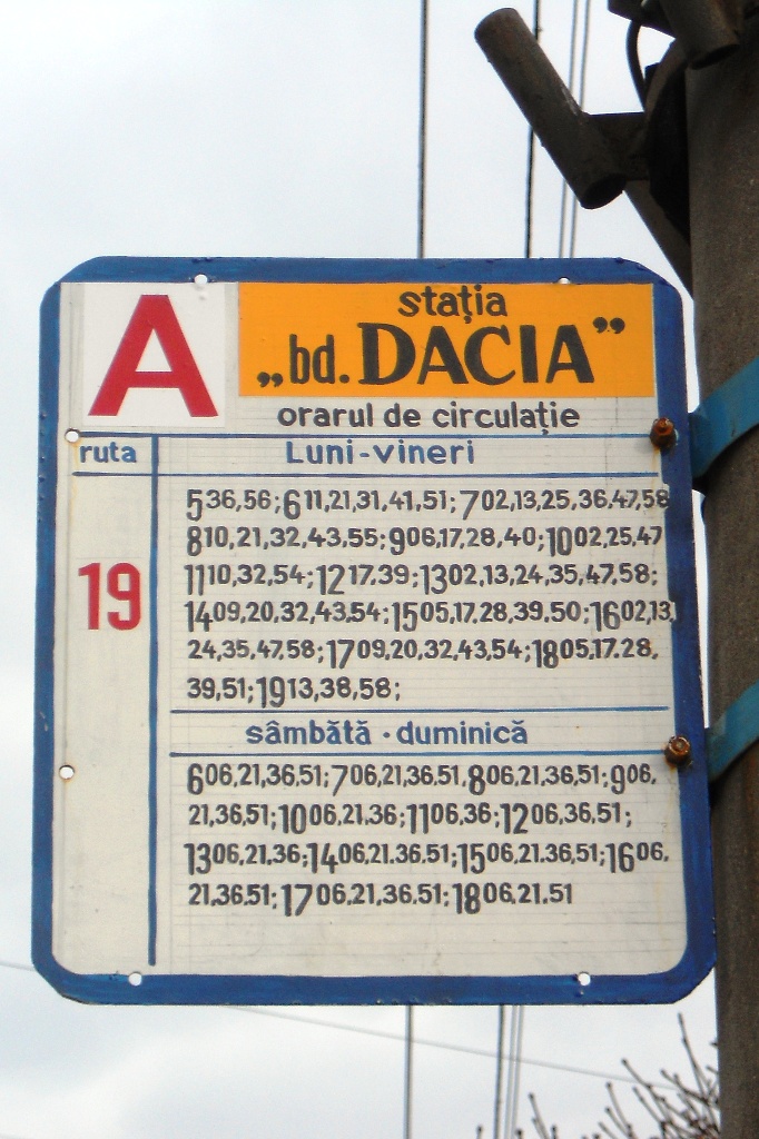 Chișinău — Bus shelters, route signs, the final stop